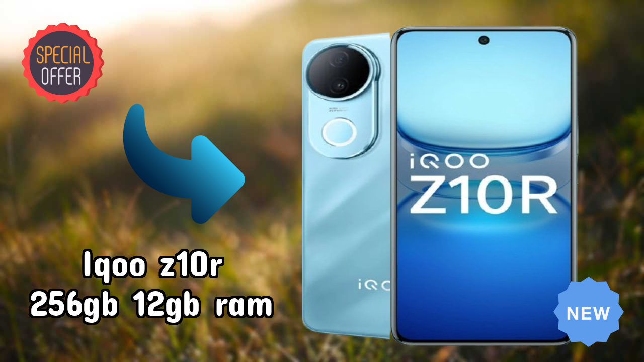 IQOO Z10R 256GB 12GB RAM डिस्प्ले  डिस्कसन: 6.77 Inches (17.2 Cm) क्वॉलिटी