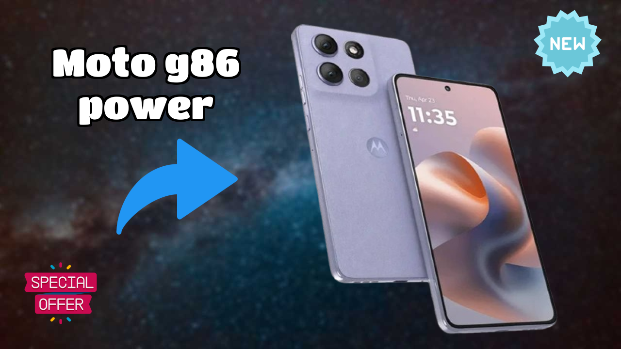 Moto G86 Power डिस्प्ले साइज़: 6.7 Inches (17.02 Cm) स्क्रीन क्वॉलिटी