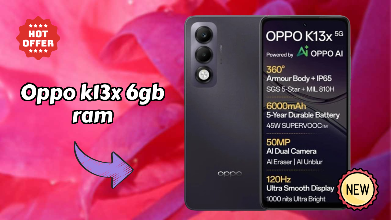 OPPO K13x 6GB RAM कैमरा क्वॉलिटी: 50 MP + 2 MP Rear Camera फोटो रिव्यु