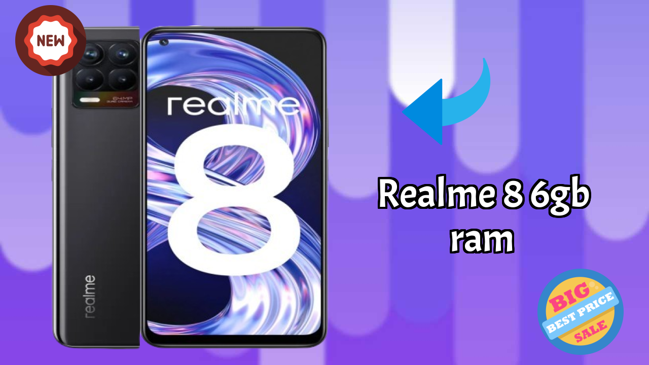 Realme 8 6GB RAM बैटरी लाइफ: 5000 MAh चार्जिंग स्पीड