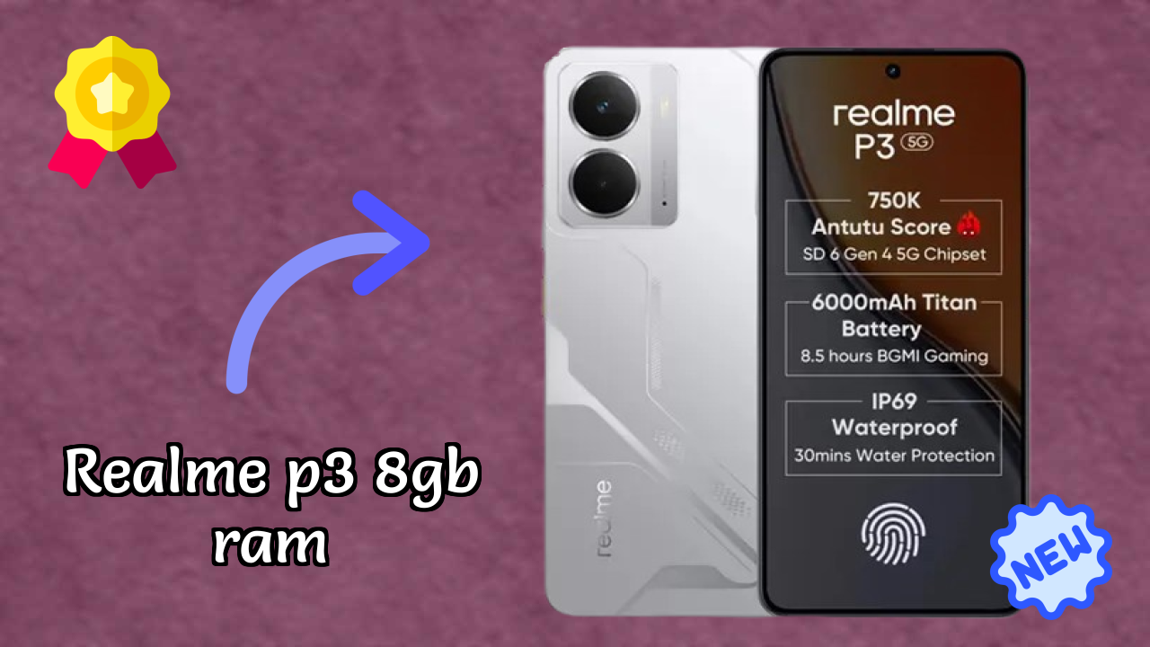 Realme P3 8GB RAM डिस्प्ले साइज़: 6.67 Inches (16.94 Cm) स्क्रीन रिव्यु