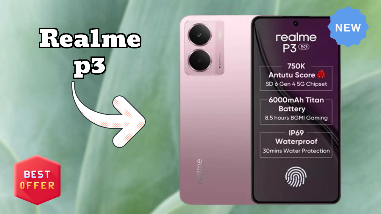 Realme P3 डिस्प्ले  डिस्कसन: AMOLED क्वॉलिटी