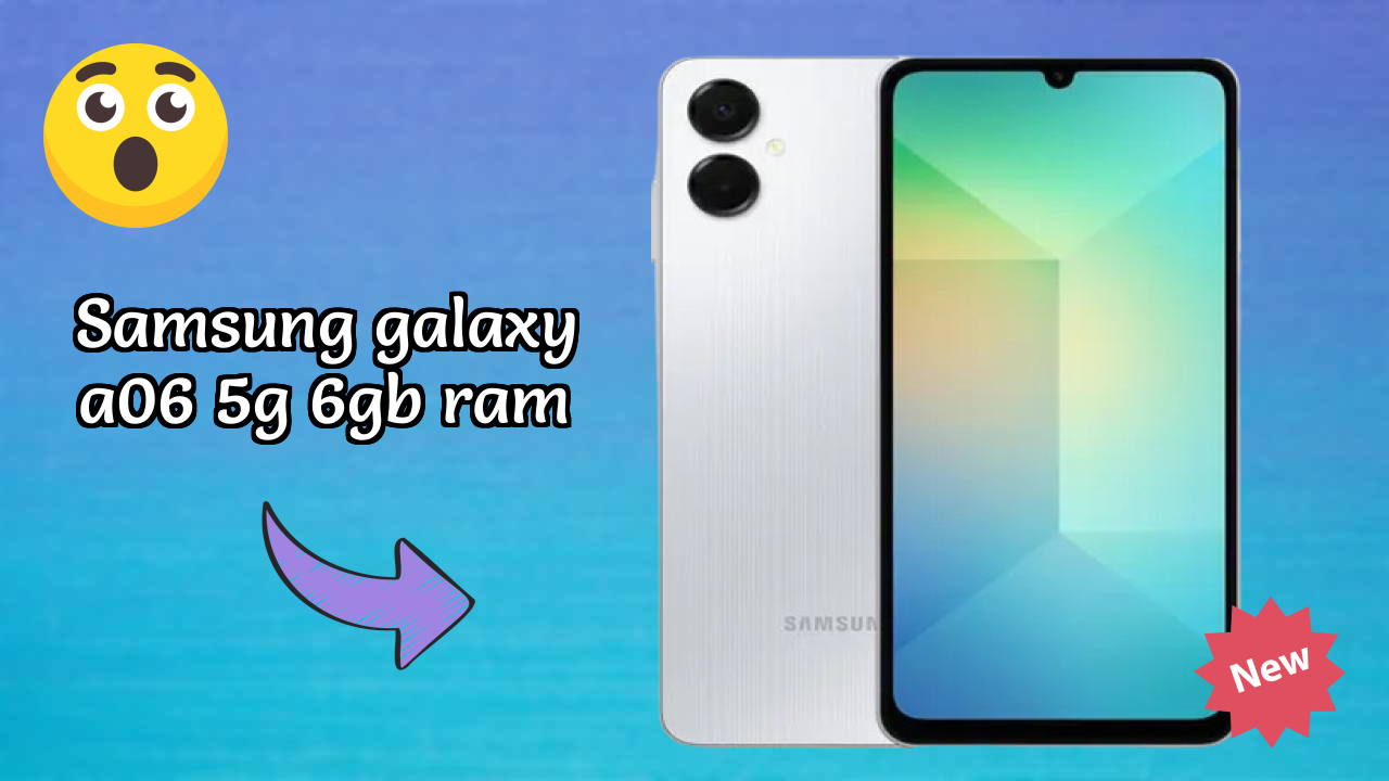 Samsung Galaxy A06 5G 6GB RAM शो: 6 GB RAM गेमिंग चेक