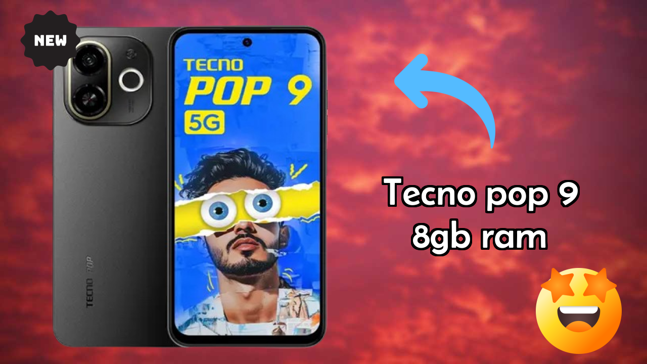 Tecno Pop 9 8GB RAM डिस्प्ले  डिस्कसन: 6.67 Inches (16.94 Cm) स्क्रीन